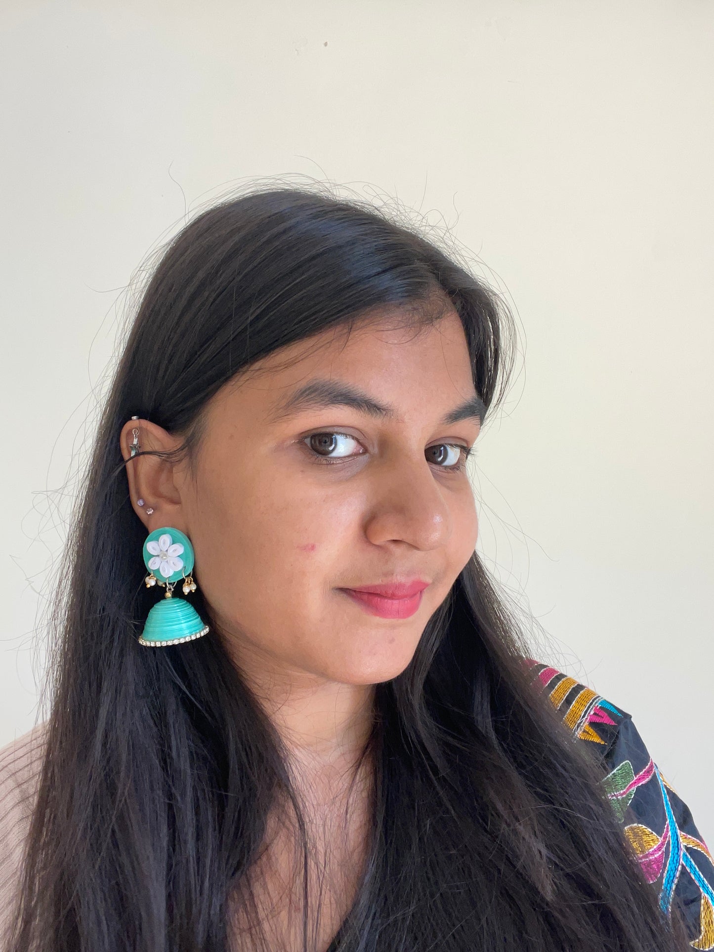 Navratri earrings (Statement version)