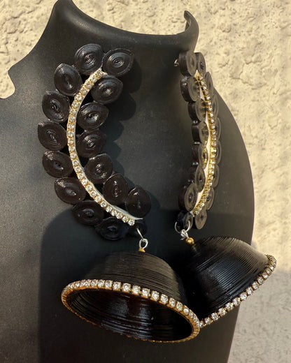Noor Jhumka Black