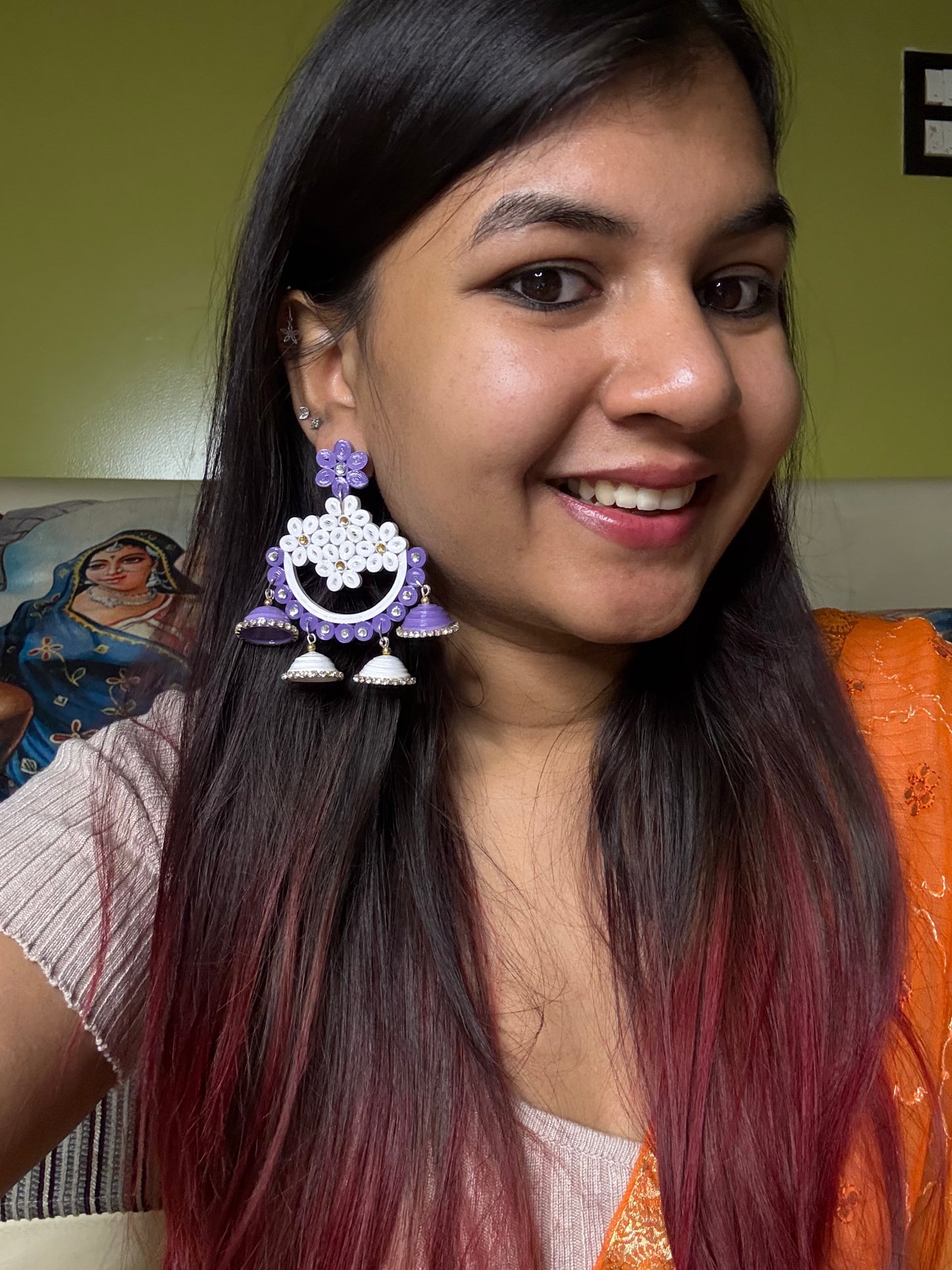 Pankhudi jhumka