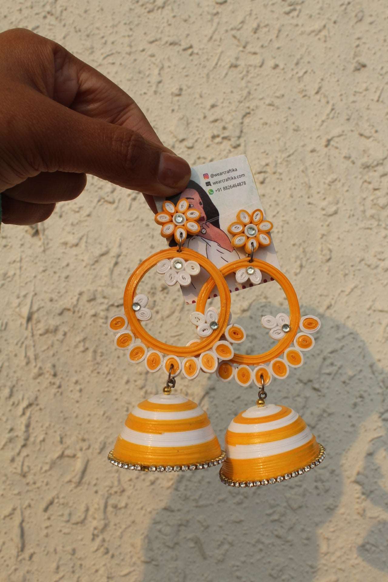 Phool Bali(Big phool Jhumka) - Single pair