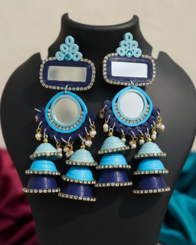 Burjh Jhumka - Blue