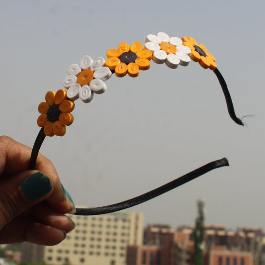 Sunflower hairband