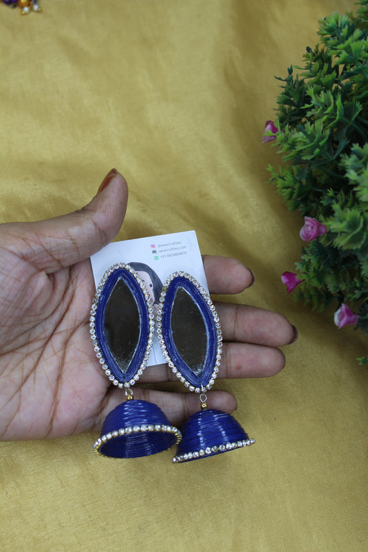 Leaf stud Jhumka