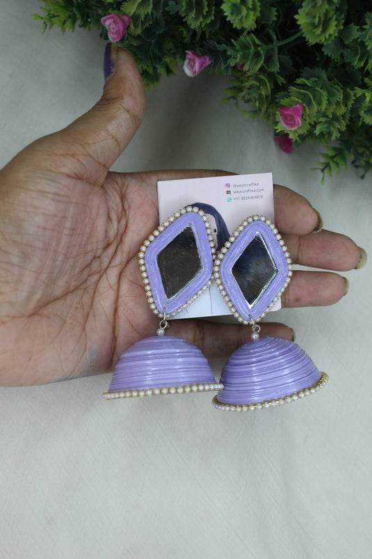 Barfi stud jhumka