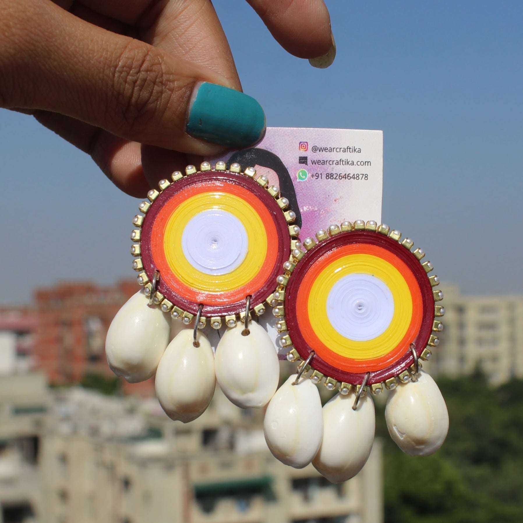 Shellbre Earrings ( OnePair)