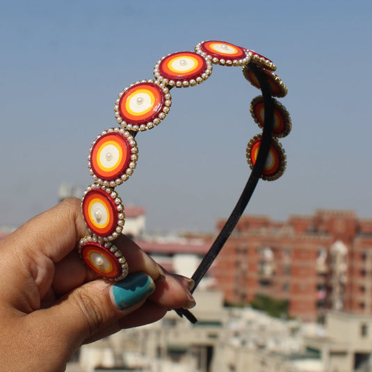 Stud mathapatti hairband