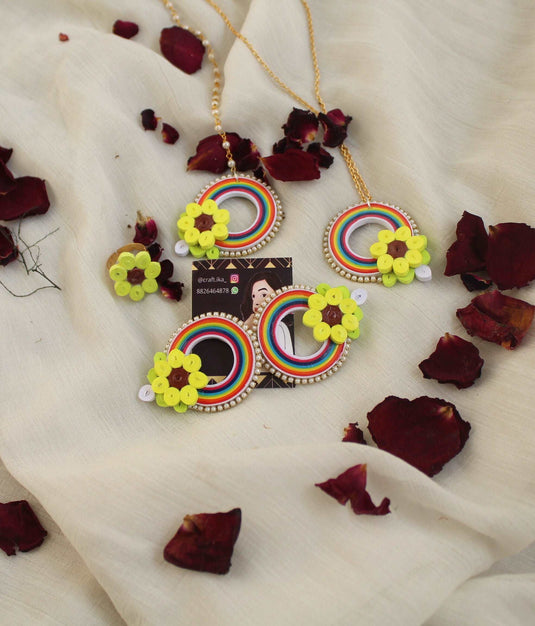 Rainbow Haldi Set