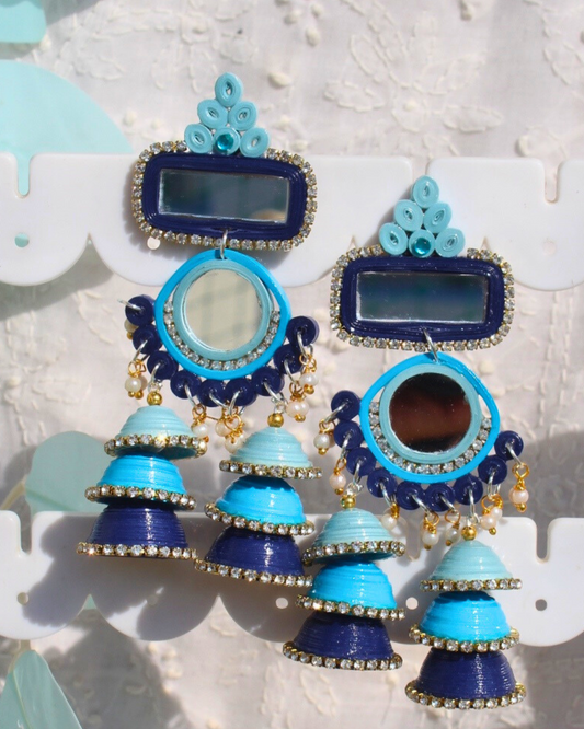 Burjh Jhumka - Blue