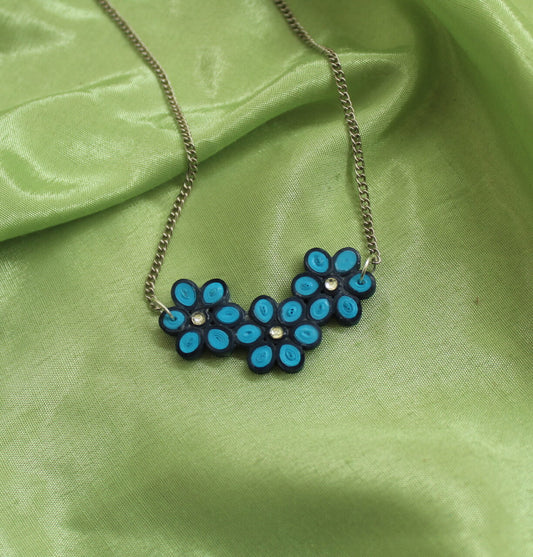 Twinned Blooms necklace