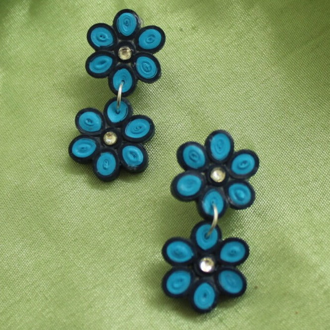 Twinned Blooms earrings